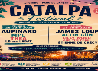 Auxerre: Le Catalpa Festival fait son grand retour les 26 et 27 juin 2026
