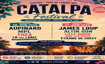 Auxerre: Le Catalpa Festival fait son grand retour les 26 et 27 juin 2026