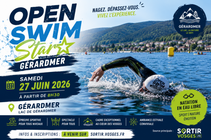 Gérardmer: Open Swim Star 2026 le lac accueille les passionnés de nage en eau libre