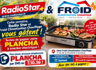 Radio Star et Froid Climatisation Chauffage vous font gagner votre plancha électrique !