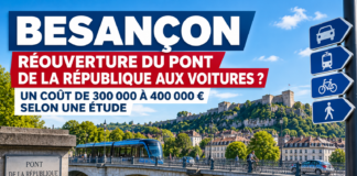 Besançon : entre voitures, vélos et tramway, le pont de la République au cœur d’un nouveau choix de circulation