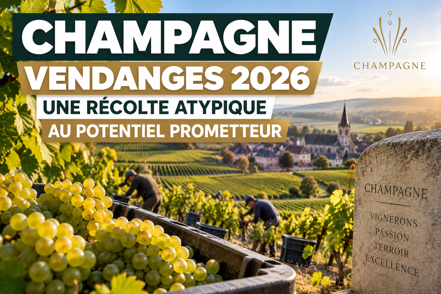 Vendanges 2026 en Champagne : une récolte hors norme, historiquement précoce et très prometteuse