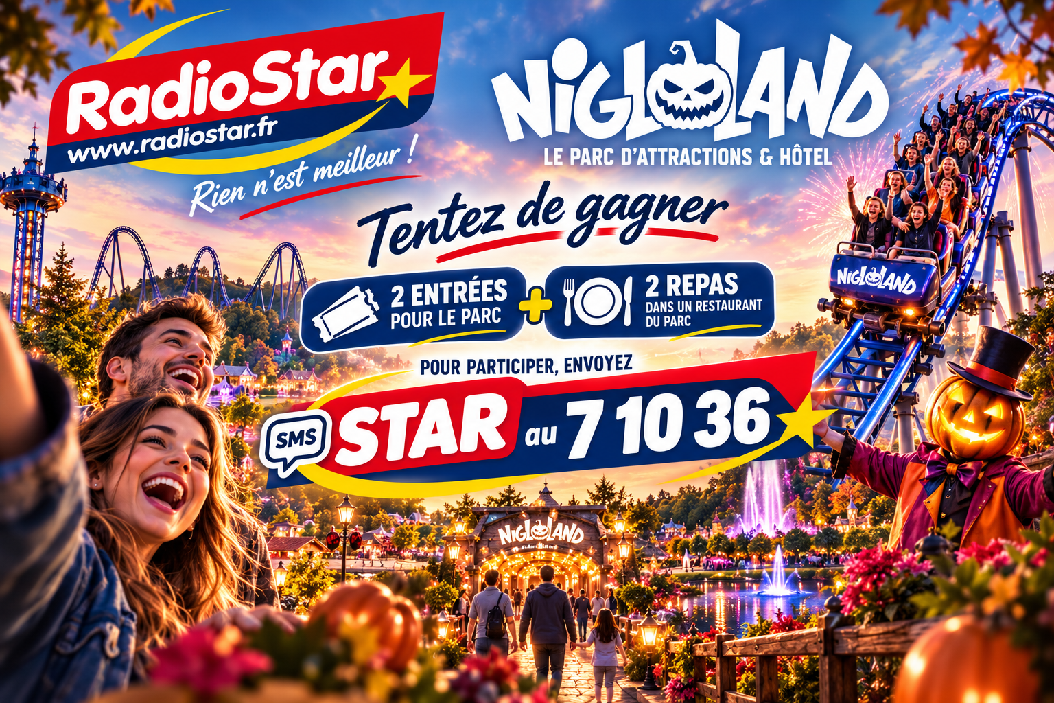 Radio Star vous offre votre journée à Nigloland !