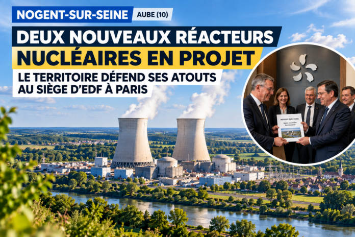 Nogent-sur-Seine : l’Aube défend auprès d’EDF son projet d’accueil de deux nouveaux réacteurs EPR2
