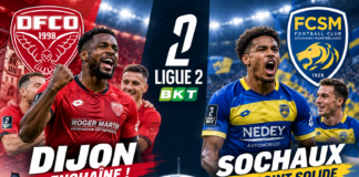 Ligue 2 : Dijon enchaîne à Annecy, Sochaux ramène un point de Laval