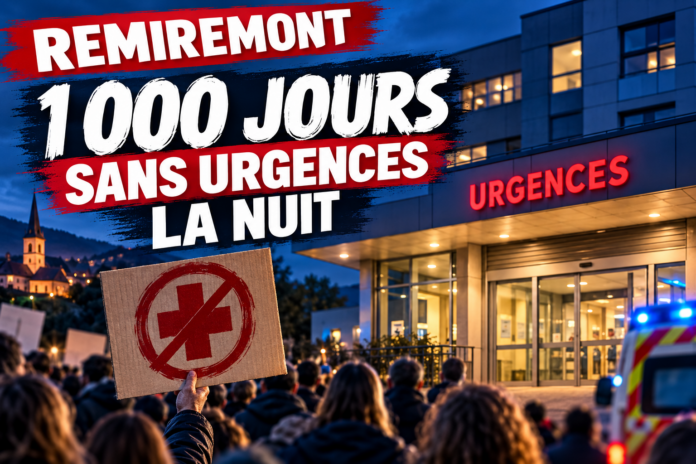Remiremont : un rassemblement pour marquer les 1 000 jours sans urgences la nuit