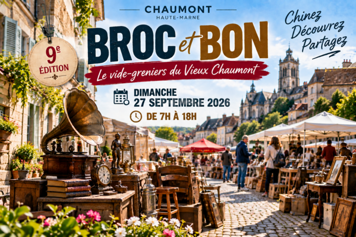 Marché aux puces de Chaumont en fête