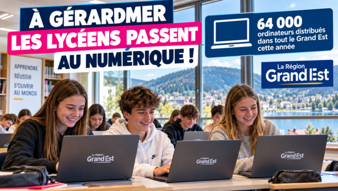À Gérardmer, le numérique prend une place toujours plus importante dans le quotidien des lycéens.