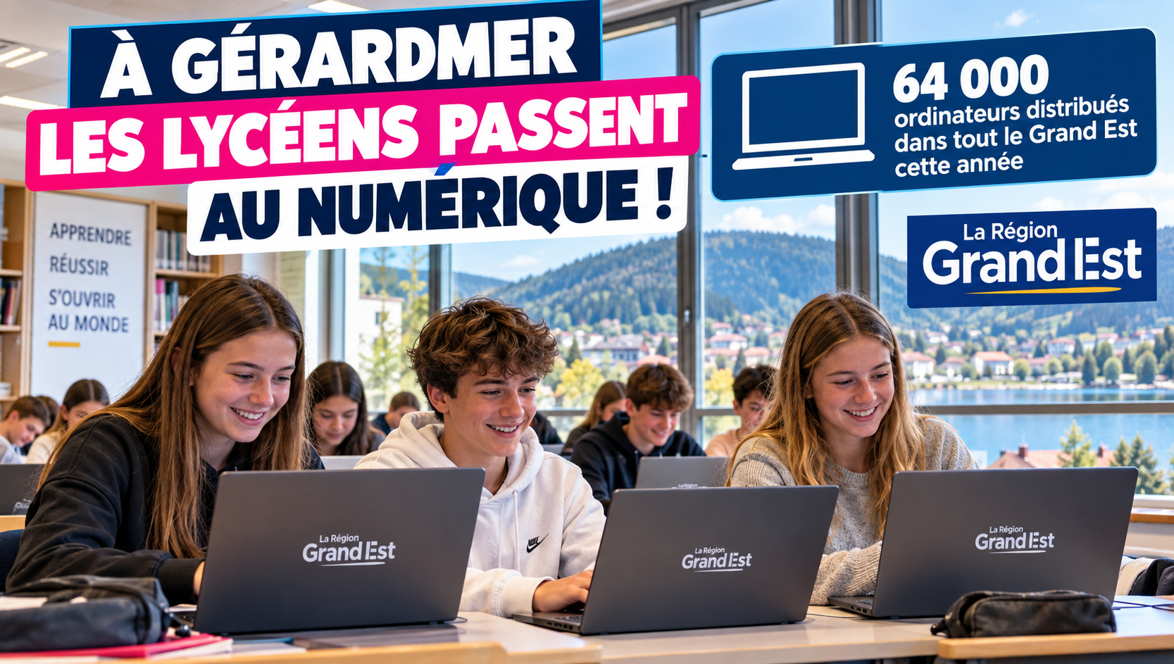 À Gérardmer, le numérique prend une place toujours plus importante dans le quotidien des lycéens.