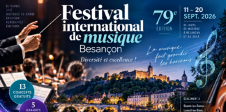 Festival international de musique de Besançon 2026 : une 79e édition placée sous le signe de la diversité et de l’excellence Festival international de musique de Besançon 2026 : une 79e édition placée sous le signe de la diversité et de l’excellence