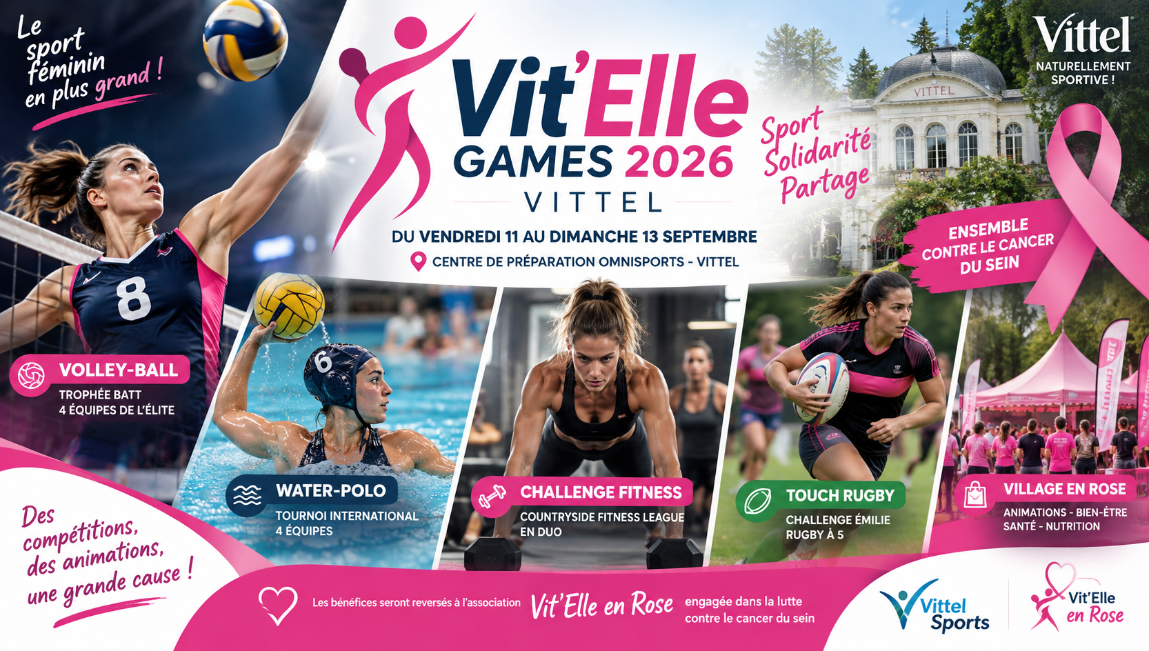 Vit’Elle Games 2026 : trois jours pour célébrer le sport féminin à Vittel