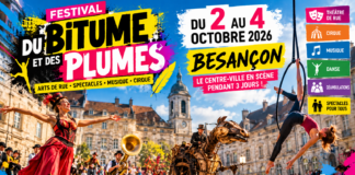 Besançon : le Festival du Bitume et des Plumes transforme la ville en immense scène à ciel ouvert du 2 au 4 octobre