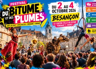 Besançon : le Festival du Bitume et des Plumes transforme la ville en immense scène à ciel ouvert du 2 au 4 octobre