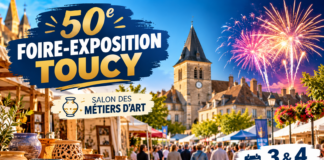 YONNE – Toucy s’apprête à vivre un week-end particulièrement animé à l’occasion de la 50e édition de sa Foire-exposition.