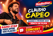 Gagnez vos places pour Claudio Capéo à Dijon avec Radio STAR !