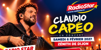 Gagnez vos places pour Claudio Capéo à Dijon avec Radio STAR !