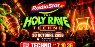 🎁 Radio STAR vous offre une soirée VIP exceptionnelle avec THE HOLY RAVE à Besançon !