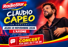 Radio STAR vous offre vos places pour Claudio Capéo à Montbéliard !