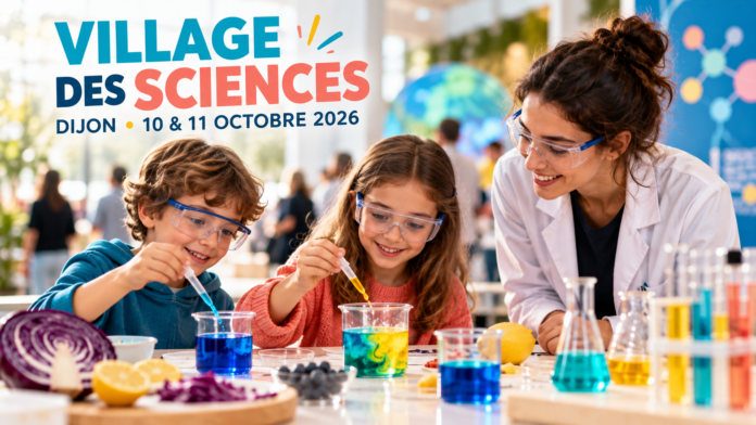 Expériences colorées au Village des sciences