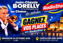 Jean-Claude Borelly et sa trompette d’or à Châtillon-sur-Seine : Radio Star vous offre vos places !